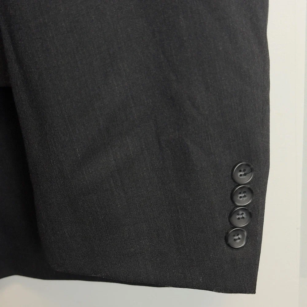 Jean Paul Germain Mens 52R Charcoal Gray 2 Button Blazer Suit Jacket Sport Coat